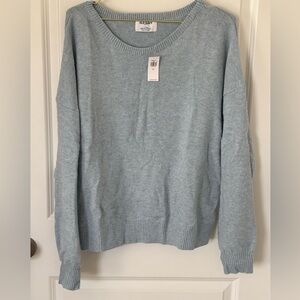 ✨SOLD✨NWT Old Navy Women's So Soft Oversized Crew Neck Sweater Glassy Sea